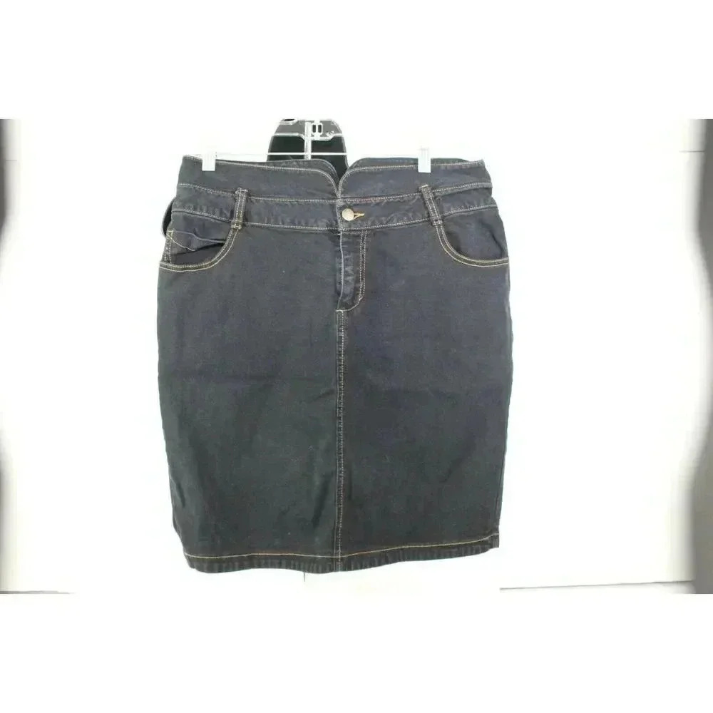 ladies pure energy jean skirt size 16